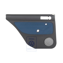 VW Original Türverkleidung (Stoff) Schwarz/Jazzblue - 1J9867211Q KNT