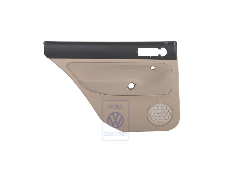 VW Original Türverkleidung (Stoff) Schwarz/Hellbeige - 1J9867211S HWM