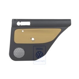 VW Original Türverkleidung (Stoff) Schwarz/Futuragelb - 1J9867212Q KNS