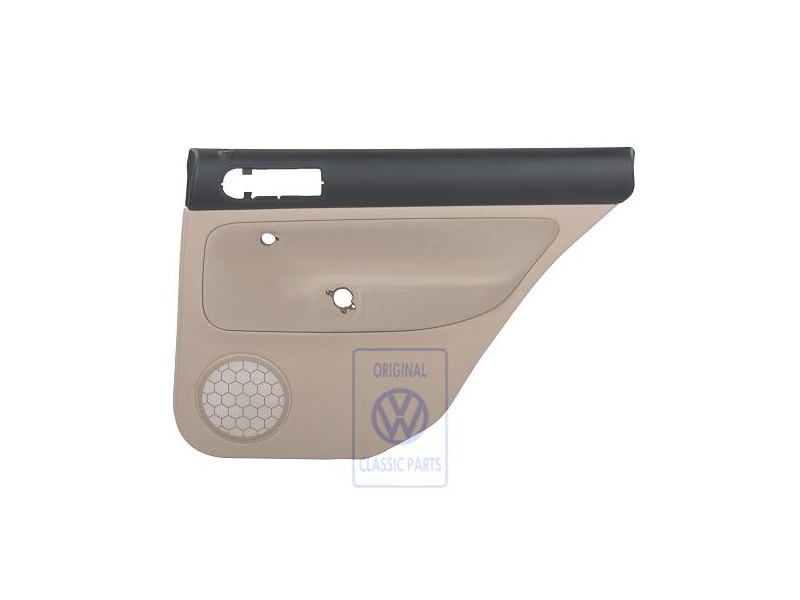 VW Original Türverkleidung (Stoff) Schwarz/Hellbeige - 1J9867212S HWM