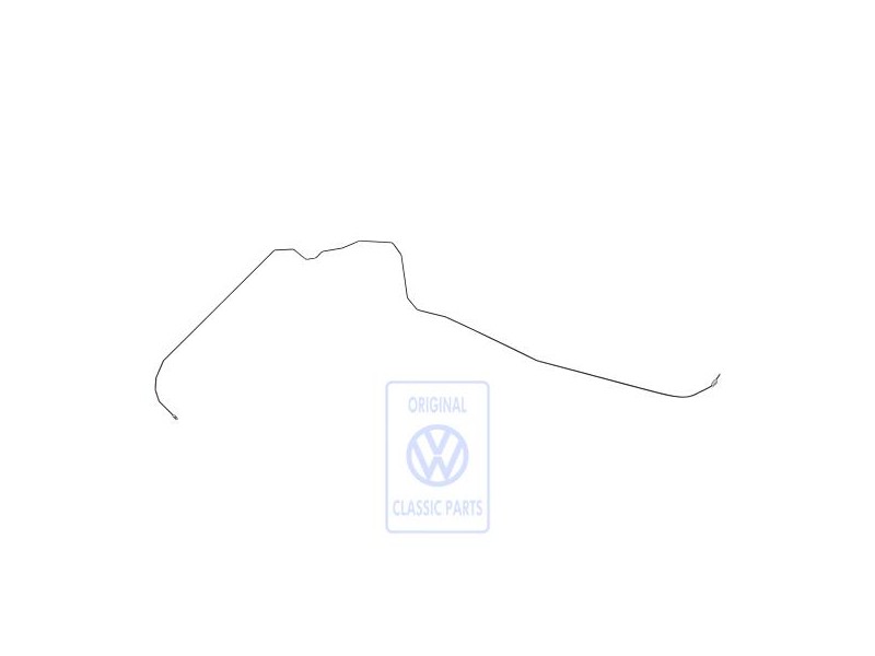 VW Original Bremsrohr Vom Verbindungs- Stück Zum Bremsschlauch - 1J0614742T