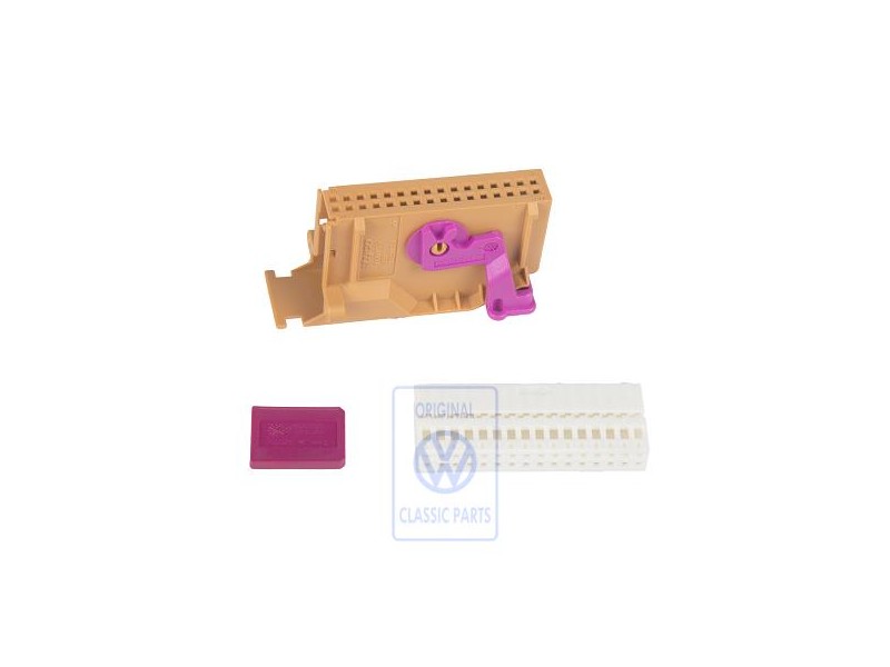 VW Original Flachkontaktgehäuse Mit Schutzkappe - 1J0972977A