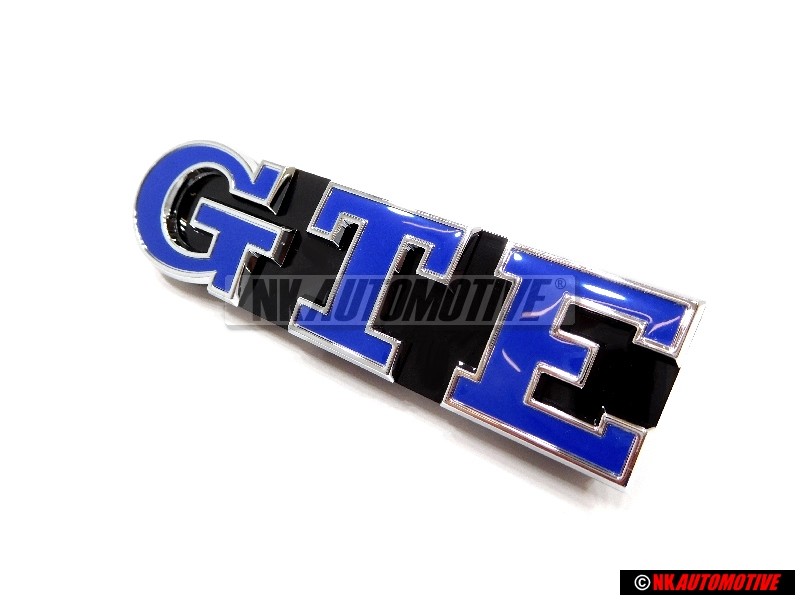 VW Original GTE Vorne Kühlergrill Emblem Schriftzug Blau - 5G0853679S AFL