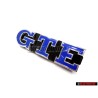 VW Original GTE Vorne Kühlergrill Emblem Schriftzug Blau - 5G0853679S AFL