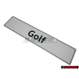 VW Original Kennzeichen (Selbstleuchtend) - 5K0071801F