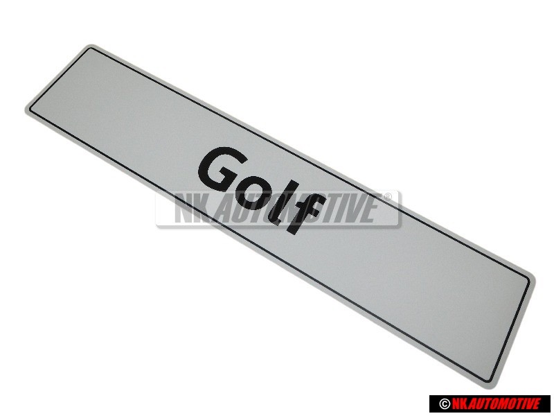 VW Original Kennzeichen (Selbstleuchtend) - 5K0071801F