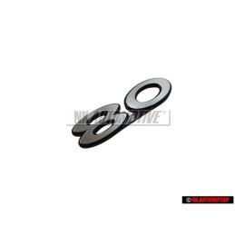 Audi Original 80 Hinten Schriftzug Emblem Logo Silber - 811853749