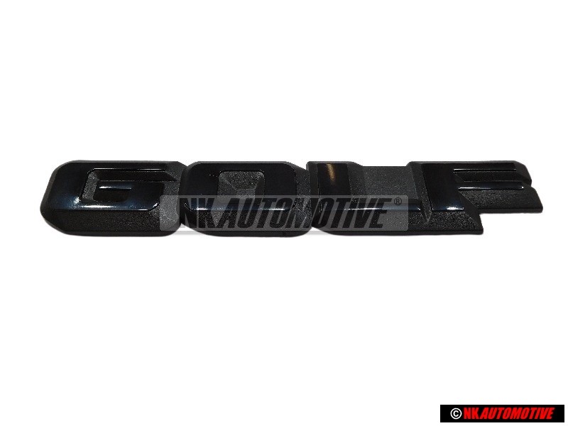 VW Original GOLF Hinten Schriftzug Emblem Logo Schwarz - 191853687F 01C