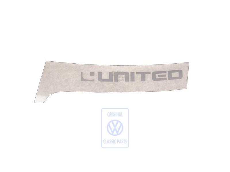 VW Original Folienschriftzug Silber - 7H5854431C 1W4