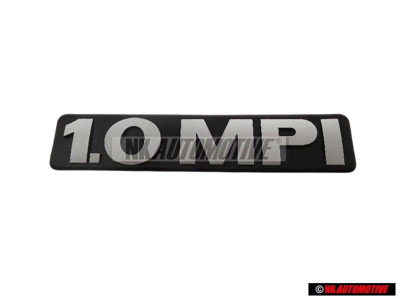VW Original 1.0 MPI Schriftzug Emblem Logo für Motorabdeckung Chrom - 030103929A