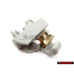 VW Original Halter Für Sonnenblende Perlgrau - 6R0857561 Y20