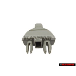 VW Original Halter Für Sonnenblende Perlgrau - 6R0857561 Y20