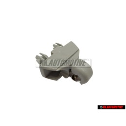 VW Original Halter Für Sonnenblende Perlgrau - 6R0857561 Y20