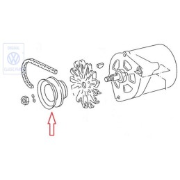 VW Original Keilriemenscheibe - 035903119D