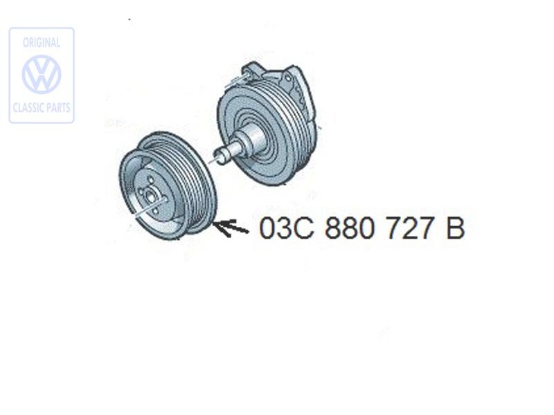 VW Original Riemenscheibe - 03C880727B