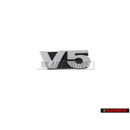 VW Original V5 Vorne Kühlergrill Emblem Schriftzug Chrom - 1J5853679 FDY