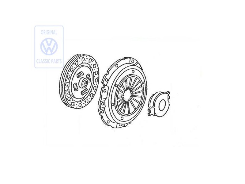 VW Original 1 Satz Kupplungsteile - 052198141DX