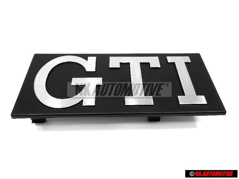 VW Original GTI Vorne Kühlergrill Emblem Schriftzug - 171853679