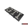VW Original GTI Vorne Kühlergrill Emblem Schriftzug - 171853679