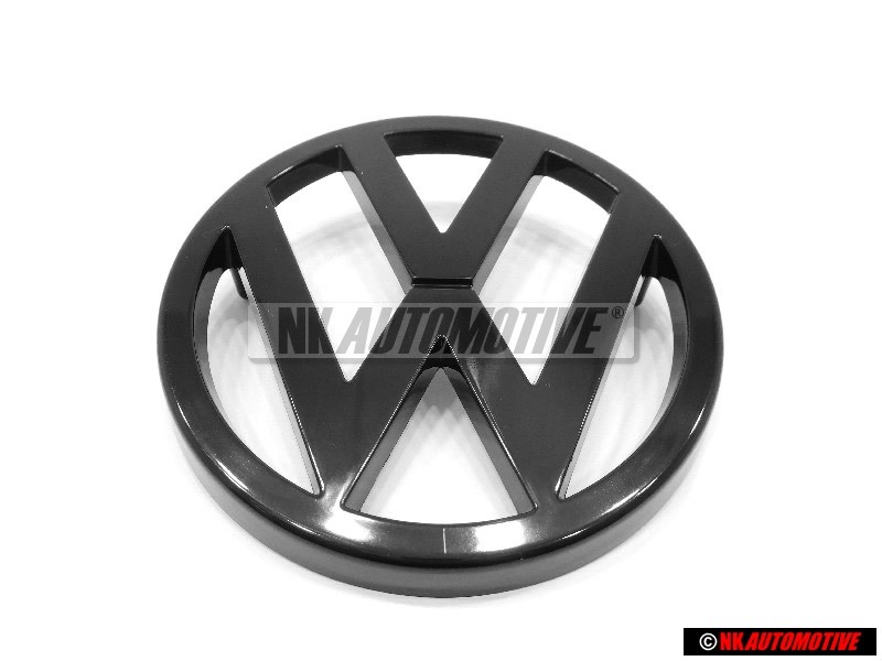 VW Original Vorne Kühlergrill Emblem Logo Zeichen Schwarz - 171853601
