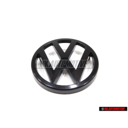 VW Original Vorne Kühlergrill Emblem Logo Zeichen Schwarz - 171853601