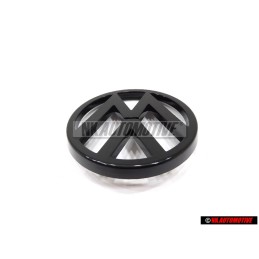 VW Original Vorne Kühlergrill Emblem Logo Zeichen Schwarz - 171853601