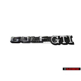 VW Original GOLF GTI Hinten Schriftzug Emblem Logo - 191853687C