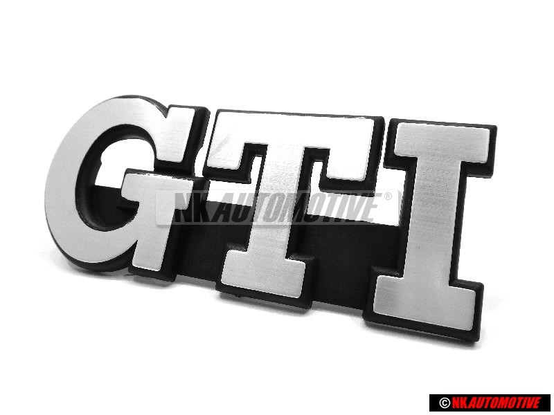 VW Original GTI Vorne Kühlergrill Emblem Schriftzug - 191853679L