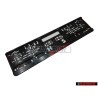 Audi Original Audi Sport License Plate Holder - 3291900100