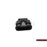 VW Original Flachkontaktgehäuse Mit Kontaktverriegelung - 4F0973705