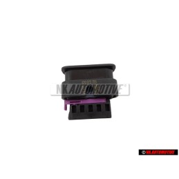 VW Original Flachkontaktgehäuse Mit Kontaktverriegelung - 4F0973705