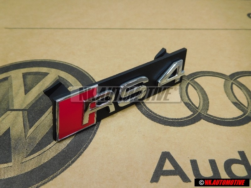 Audi Original RS4 Vorne Kühlergrill Emblem Schriftzug - 8E0853736E 2ZZ