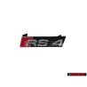Audi Original RS4 Vorne Kühlergrill Emblem Schriftzug - 8E0853736E 2ZZ
