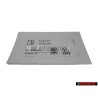 VW Original Kennschild 'Diesel-Gazole' - 068010020