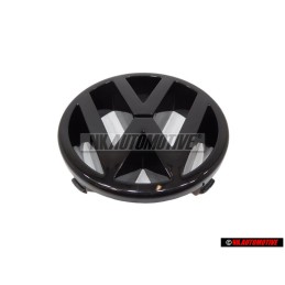 VW Original Vorne Kühlergrill Emblem Logo Zeichen Schwarz - 323853601