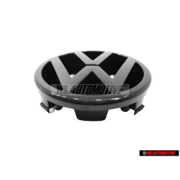 VW Original Vorne Kühlergrill Emblem Logo Zeichen Schwarz - 323853601