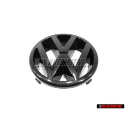 VW Original Vorne Kühlergrill Emblem Logo Zeichen Schwarz - 323853601