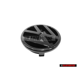 VW Original Vorne Kühlergrill Emblem Logo Zeichen Schwarz - 323853601