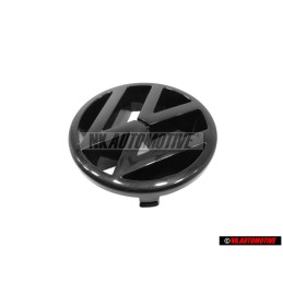 VW Original Vorne Kühlergrill Emblem Logo Zeichen Schwarz - 323853601