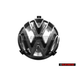 VW Original Vorne Kühlergrill Emblem Logo Zeichen Schwarz - 323853601