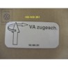 VW Original Hinweisschild - 183000381