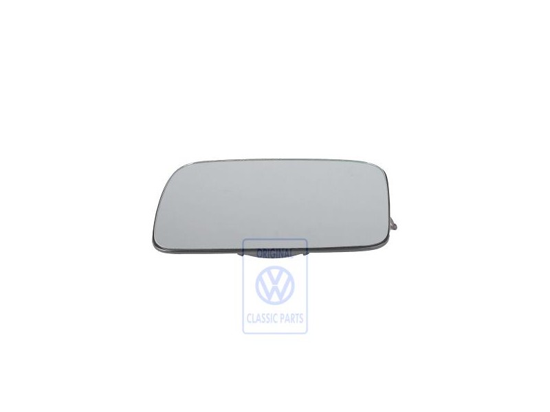 VW Original Spiegelglas (Plan) Mit Trägerplatte - 191857521T