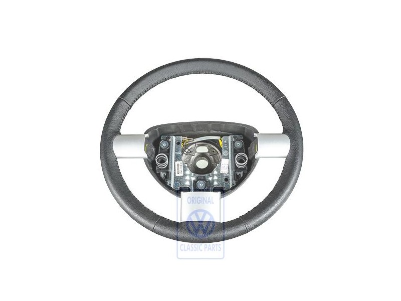 VW Original Lenkrad (Leder) Schwarz - 1C0419091CDE74
