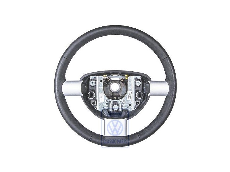 VW Original Lenkrad (Leder) Schwarz - 1C0419091CEE74