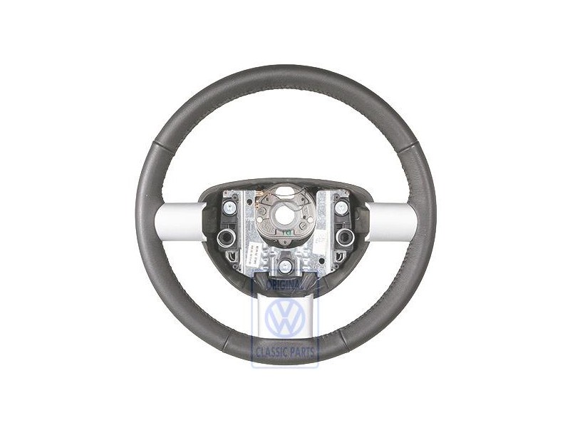 VW Original Lenkrad (Leder) Schwarz - 1C0419091DC6A6