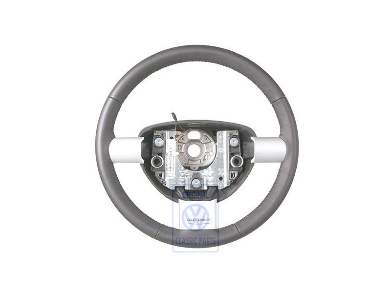 VW Original Lenkrad (Leder) Satinschwarz - 1C0419091DPOBC