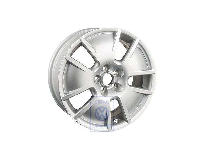 VW Original Aluminiumfelge Anthrazit/Silber - 1C0601025J 1E9