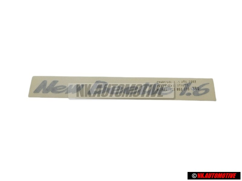 VW Original Schriftzug Silber - 1C0853313 3BU