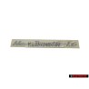 VW Original Schriftzug Silber - 1C0853313 3BU