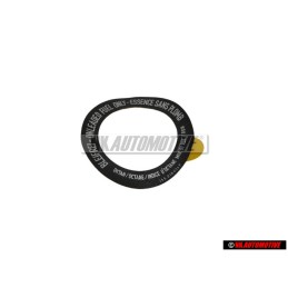 VW Original Kennschild Unleaded Fuel Only - 155010001C